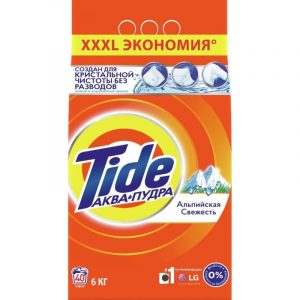 Стиральный порошок Tide автомат Альпийская свежесть 40 стирок 6 кг