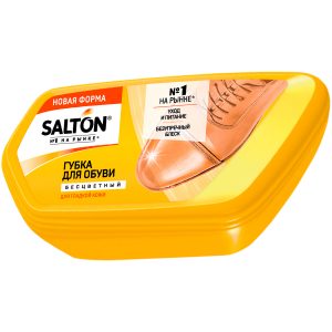 Губка-волна Salton для обуви из гладкой кожи, бесцветная