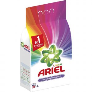 Стиральный порошок Ariel автомат Color 20 стирок, 3 кг
