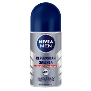 Дезодорант-антиперспирант шариковый Nivea Серебряная защита 50 мл