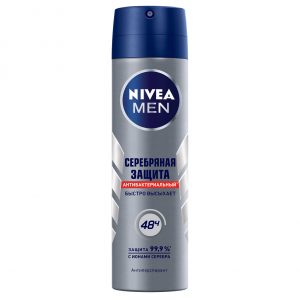 Дезодорант-спрей Nivea Серебрянная защита мужской 150 мл