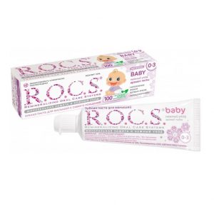 Зубная паста	 ROCS для малышей аромат липы 45 гр