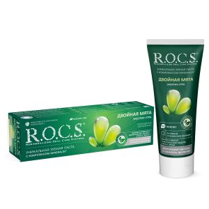 Зубная паста ROCS двойная мята 74 гр (03-01-002)