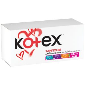 Тампоны Kotex Супер 24 шт