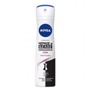 Дезодорант-антиперспирант  Nivea Невидимая защита для черного и белого Clear 150 мл