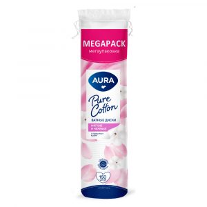 Ватные диски Aura 150 шт