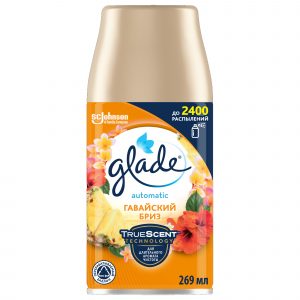 Сменный баллон для автоматического освежителя воздуха Glade Automatic Гавайский бриз 269 мл