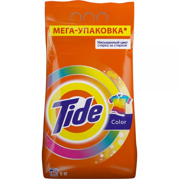Стиральный порошок Tide автомат Color 60 стирок 9 кг