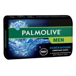 Мыло туалетное твердое Palmolive MEN Северный океан с морскими минералами, 90 г