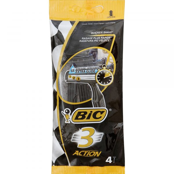 Бритва BIC 3 Action 4 шт