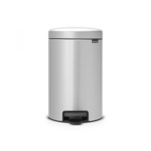 Бак мусорный с педалью  12л серый Brabantia newicon