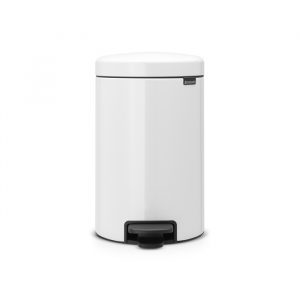 Бак мусорный с педалью  12л белый Brabantia newicon