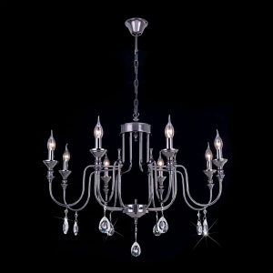 Люстра Citilux Рига cl437184 черный хром