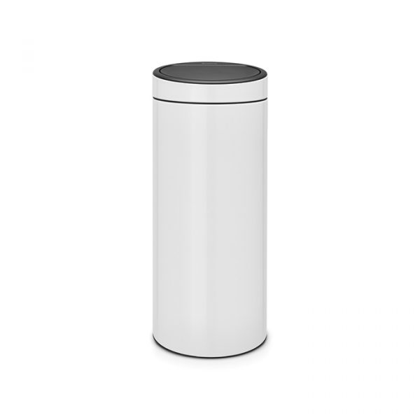 Бак мусорный 30л белый Brabantia touch bin 115141