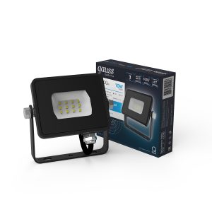 Прожектор Gauss LED Qplus 10W 900lm IP65 6500К черный 1/60