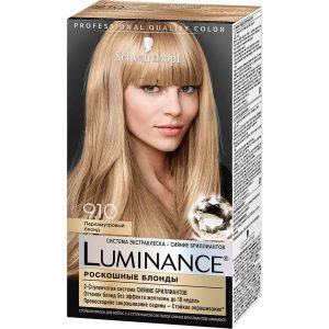 Краска для волос Schwarzkopf Luminance Color 9.10 Перламутровый блонд