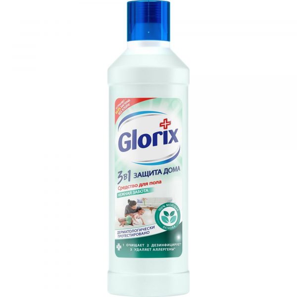 Средство для мытья пола Glorix Нежная забота 1 л