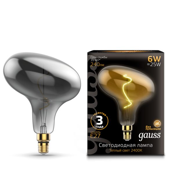 Лампа gauss flexible fd180 6w e27 gr2400k