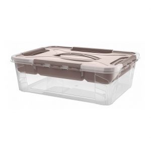 Ящик Econova Grand Box с замками и вставкой-органайзером 10 л