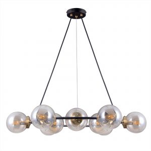 Люстра Citilux cl105195 планета черный+дымчатый