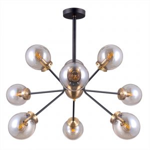 Люстра Citilux cl105295 планета черный+дымчатый