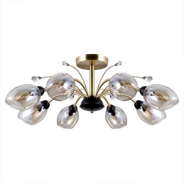 Люстра Citilux cl108185 комета бронза+дымчатый