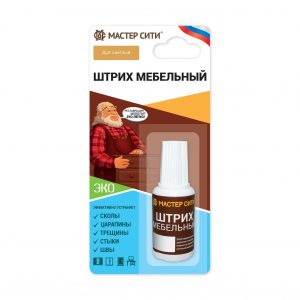 Штрих мебельный Мастер сити Дуб светлый 502, 20 мл