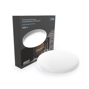 Светильник встраиваемый Gauss Frameless круглый 24W, 4000K