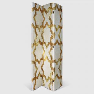 Ширма декоративная  Design 120x2.5x180 см золотой
