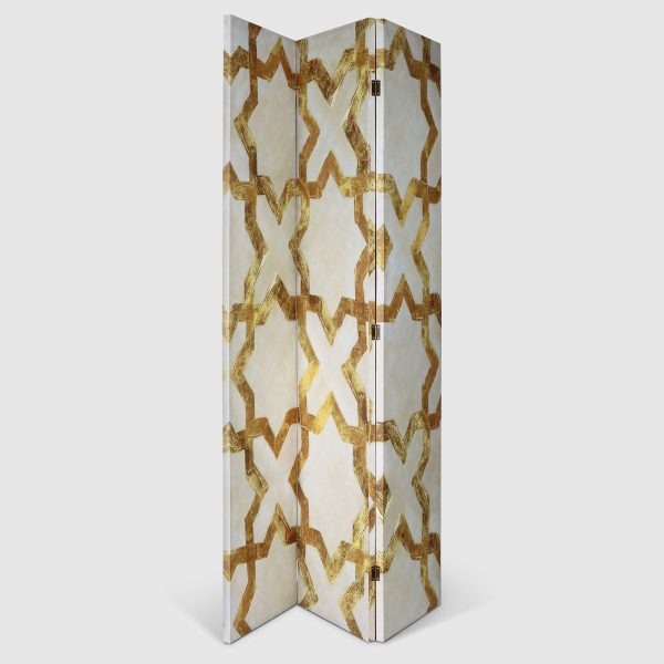 Ширма декоративная  Design 120x2.5x180 см золотой