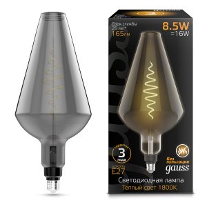 Лампа Gauss Filament VASE 8.5W 1800К Е27
