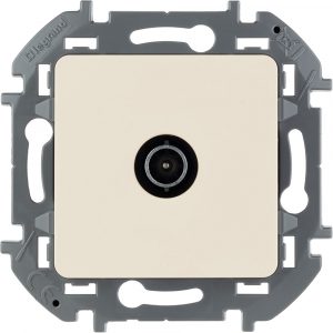 Розетка TV Legrand Inspiria оконечная для схемы "шлейф", цвет - слоновая кость