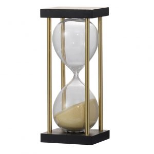Декоративное изделие Glasar Песочные часы 10x10x26см