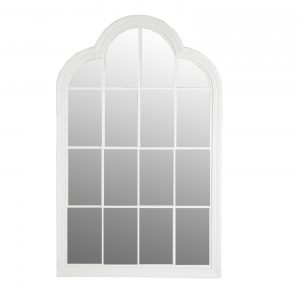 Зеркало настенное Glasar 140x4x88см белое