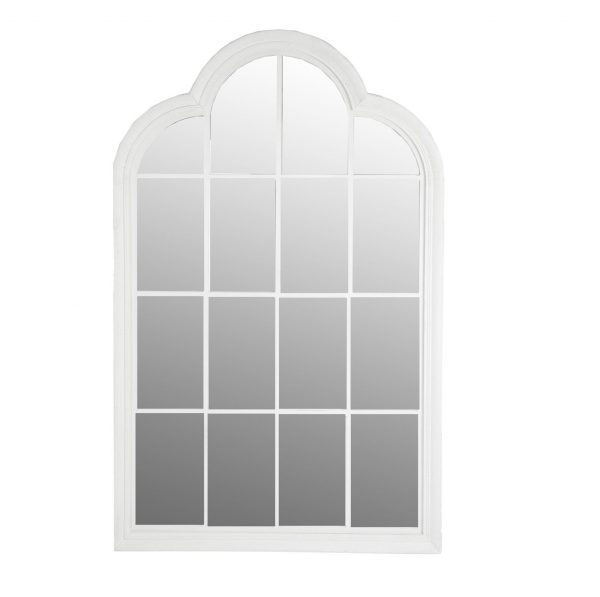 Зеркало настенное Glasar 140x4x88см белое