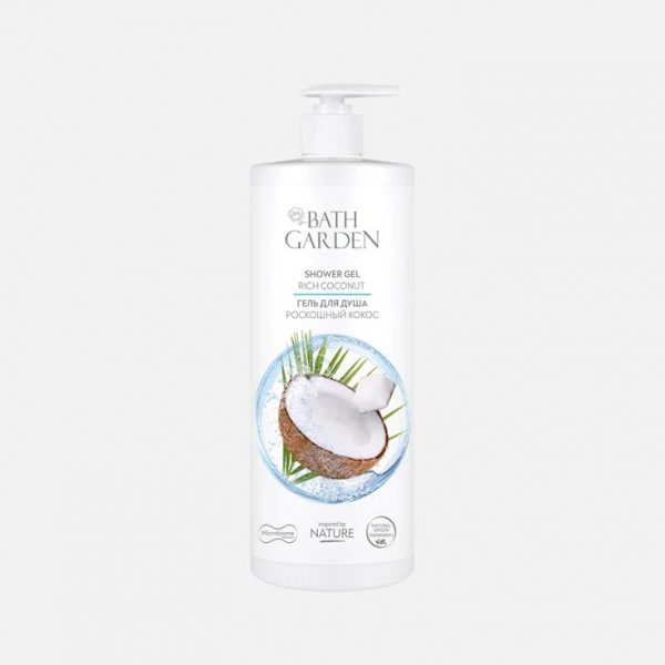 Гель для душа Bath garden роскошный кокос 1000 мл
