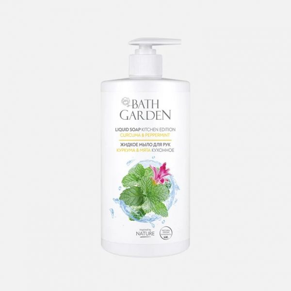Мыло для рук жидкое Bath garden куркума и мята 750 мл