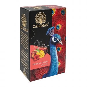 Чай черный прессованный для чайника Zallman Тропический сад 50 г
