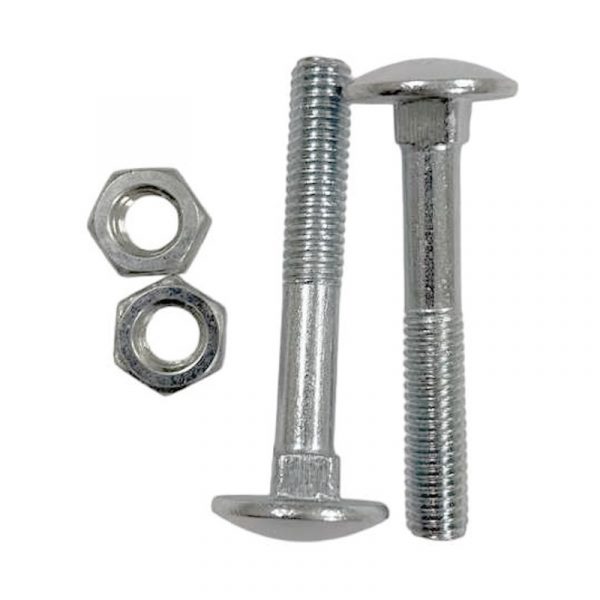 Болт мебельный Локри DIN603 М6x50 с гайкой 4 шт