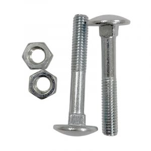 Болт мебельный Локри DIN603 М8x50 с гайкой 4 шт