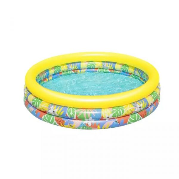 Бассейн надувной Bestway Jumbo hippo от 2-х лет 168х38 см (51203)