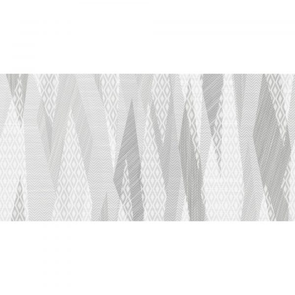 Декор Beryoza Ceramica Эклипс 2 светло-серый 25х50 см