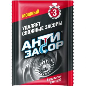 Гранулы для удаления засора в трубах Антизасор 70 г