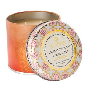 Свеча в жестяной банке Veedaa Himalayan Cedar& Patchouli (8906136680081)