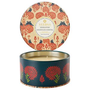 Свеча в жестяной банке Veedaa Himalayan Magnolia & Santal