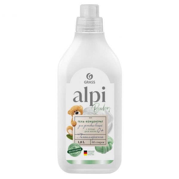 Средство для стирки белья Grass Alpi Sensitive 1,8 л