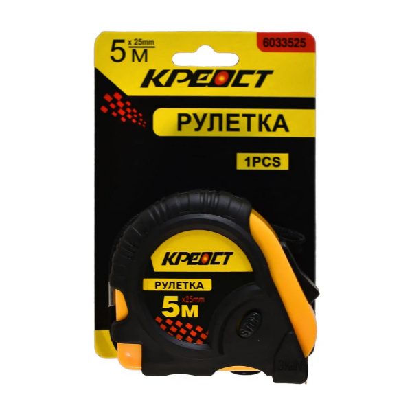 Рулетка КРЕОСТ 5x25 мм