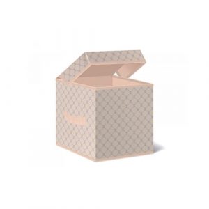 Короб стеллажный Лакарт Дизайн с крышкой  TBL-2 Pastel Shadow30х30х30см