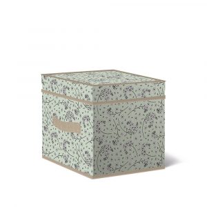Короб стеллажный Лакарт Дизайн с крышкой  TBL-3 Botanica 30х30х30см