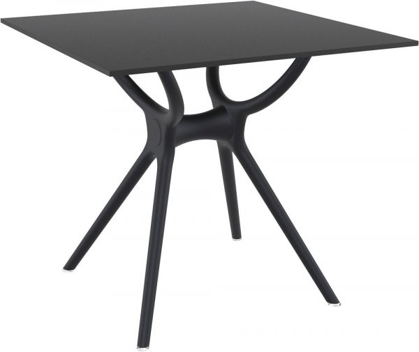 Стол квадратный Siesta Contract Air Table черный 76х76х74 см